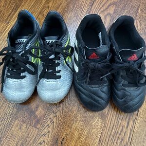 Soccer Cleats Bundle Size 9W and 10.5K